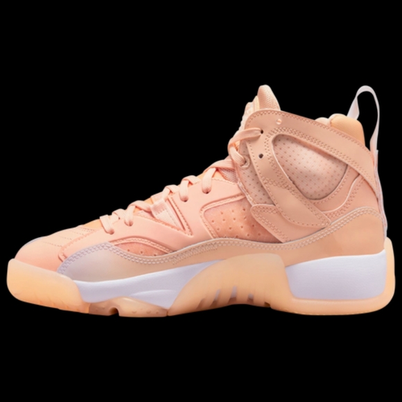 Jordan Jumpman Two Trey Women's 9 Basketball Shoe Sunset Haze/White - Picture 2 of 6